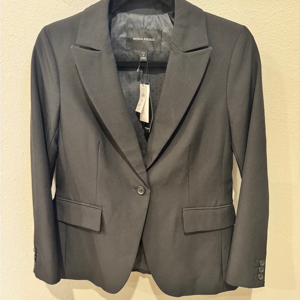 Banana Republic Women's Charcoal Blazer